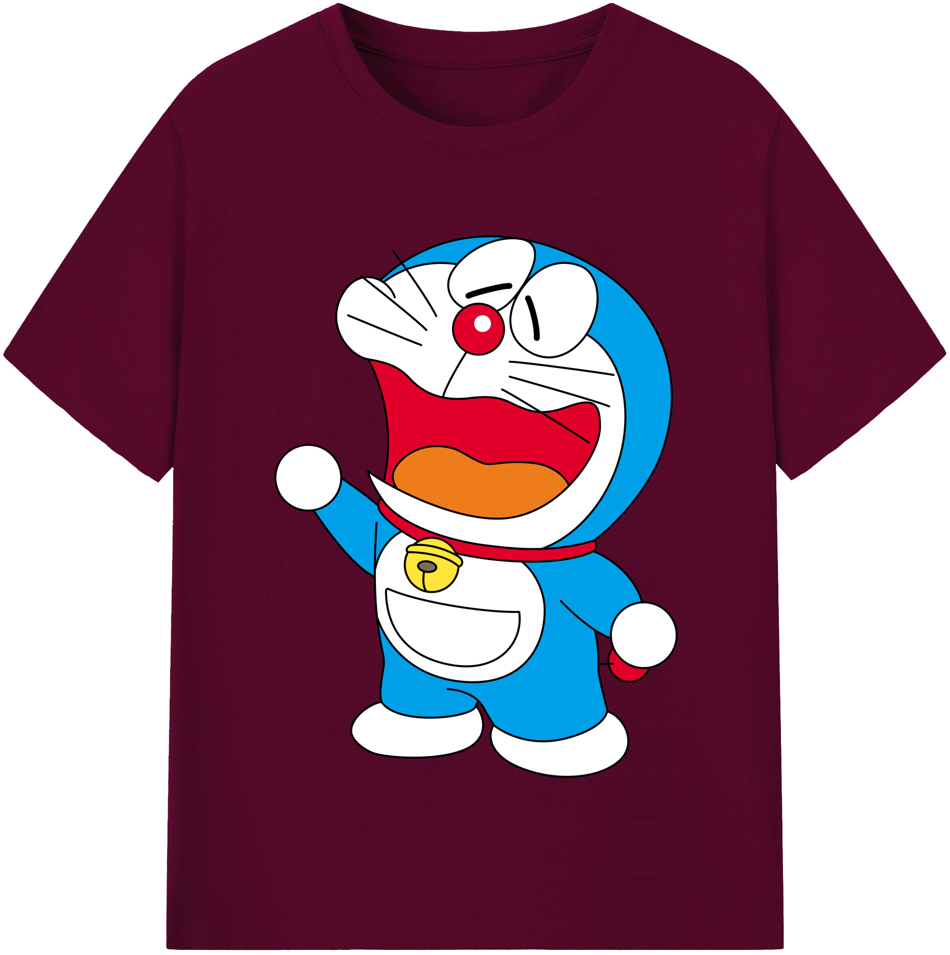 （画像用） ドラえもん Doraemon レディースカジュアルプリントTシャツ（綿100％）